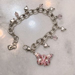 Brighton Power of Pink 2017 Butterfly Bracelet